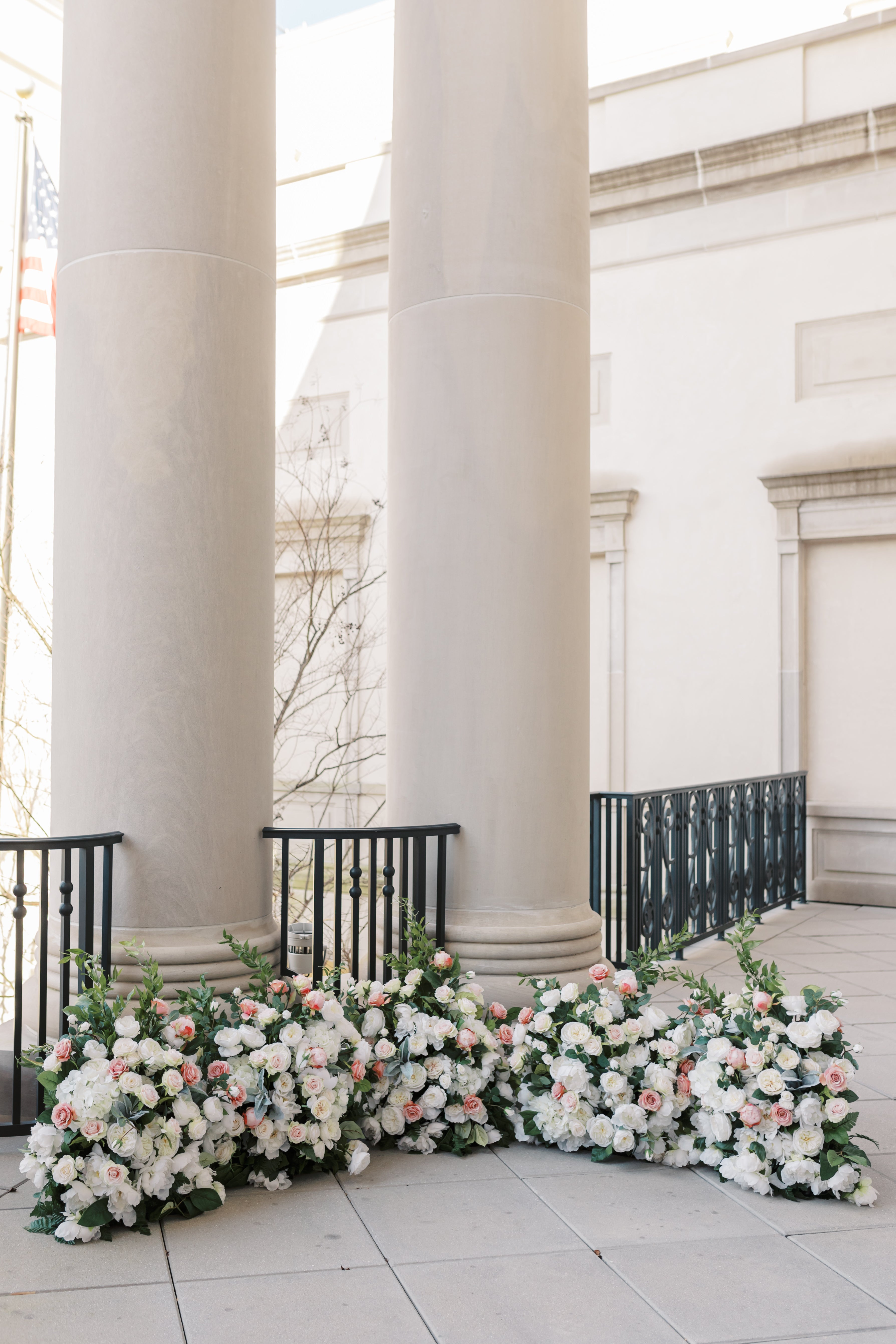 Grounded Floral Arch (Standard)