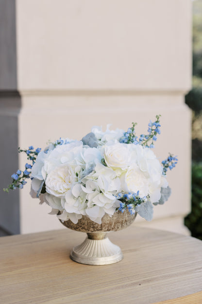 Venetian Luxe Blue Centerpiece (SAMPLE)